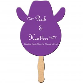 Cowboy Hand Fan with Logo