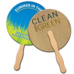 Round/Ball Recycled Hand Fan with Logo
