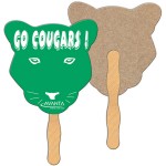 Cougar Recycled Hand Fan Custom Printed