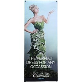 Logo Branded Large Economy X-Stand Banner Display