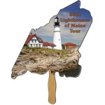 Maine State Hand Fan with Logo