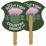 Custom Printed Badge Fast Hand Fan (2 Sides) 1 Day