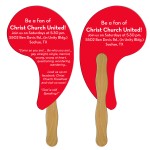 Comma Fast Hand Fan (2 Sides) 1 Day Custom Printed