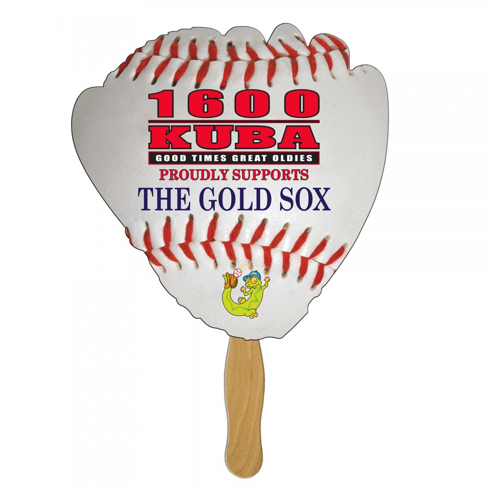 Glove Fast Hand Fan (1 Side) 1 Day Logo Branded Glove Fast Hand Fan (1 Side) 1 Day Logo Branded
