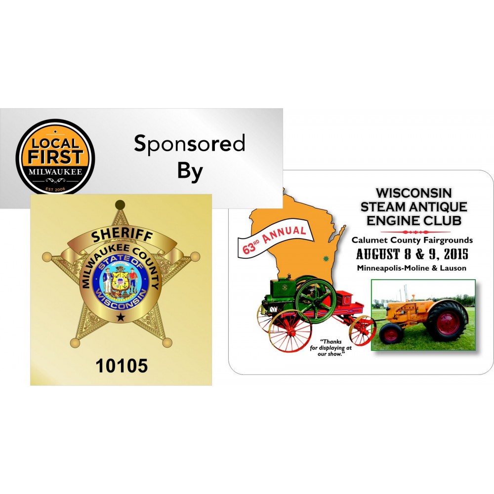 Aluminum Sublimated Plate Sign with Custom Full Color Imprint - Up to 125 sq. in. Custom Printed Aluminum Sublimated Plate Sign with Custom Full Color Imprint - Up to 125 sq. in. Custom Printed