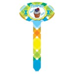 Personalized 3.5" x 7" Oval Aluminum Garden Stake