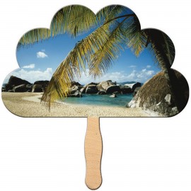 Cloud Hand Fan with Logo