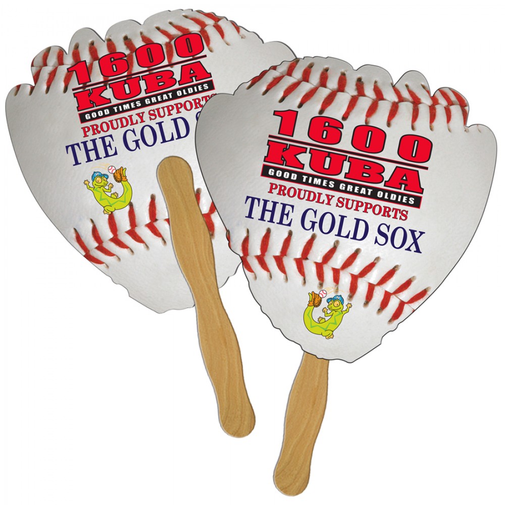 Glove Fast Hand Fan (2 Sides) 1 Day Logo Branded Glove Fast Hand Fan (2 Sides) 1 Day Logo Branded
