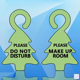 Promotional Tree Shaped Hang Tags Door Hanger 5 9/16'' x 9 7/16''