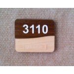 Personalized 4" x 4" - Customizable Hardwood ADA Compliant Signs
