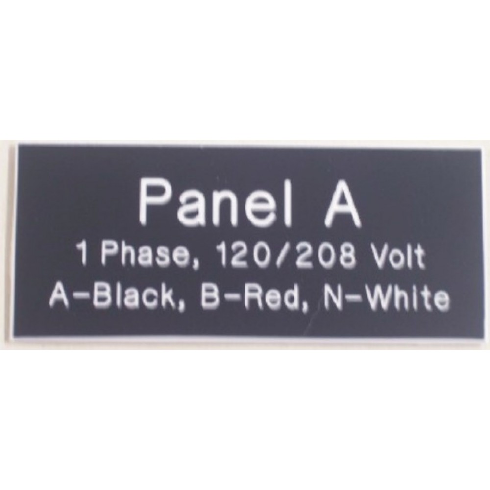 1" x 3" - Acrylic Signs with Logo
