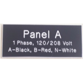1" x 3" - Acrylic Signs with Logo  1" x 3" - Acrylic Signs with Logo