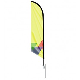 Custom Angled Feather Flag - 9 Ft. - 24 Hr Service