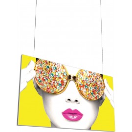 Custom Vector Frame Hanging Light Box 10ft x 6ft  Custom Vector Frame Hanging Light Box 10ft x 6ft