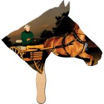 Custom Horse Hand Fan