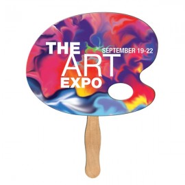 Promotional Artist Pallet Hand Fan