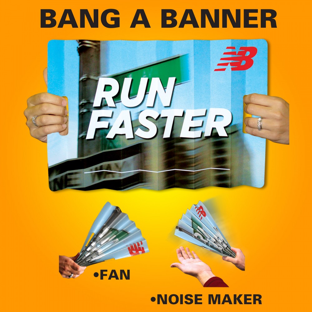 Customized Offset Printed Bang A Banner (11"x18")