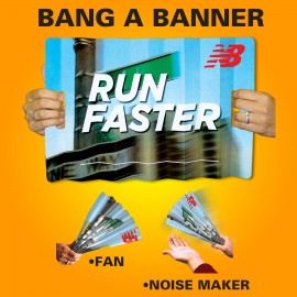 Customized Offset Printed Bang A Banner (11"x18")