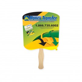 Bread Shape Single Hand Fan with Logo