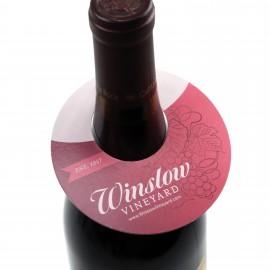 Circle Bottle Hanger with Logo