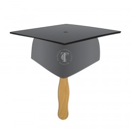 Logo Branded Grad Cap Fan (11"x5 1/3")