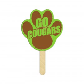 Personalized Paw Mini Hand Fans Full Color (1 Side)