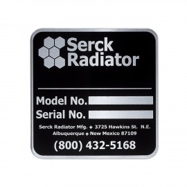 Promotional Metal Plates & Signage: 9-12 sq. in.