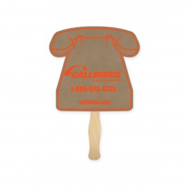 Personalized Phone Shape Recycled Paper Hand Fan Sandwich