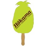 Logo Branded Pineapple Fast Hand Fan (1 Side) 1 Day