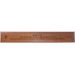 8" x 60"' - Hardwood Sign - Laser Engraved - USA-Made Logo Branded