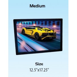 Logo Branded Backlit LED Sign with Changeable Graphic - Includes Print