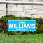 Custom 9" X 24" Yard Signs with Logo