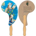 Logo Branded Comma Recycled Hand Fan