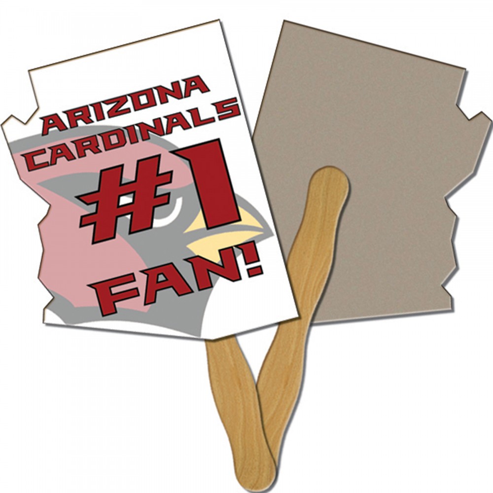 Custom Imprinted Arizona State Recycled Hand Fan Custom Imprinted Arizona State Recycled Hand Fan