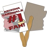 Custom Imprinted Arizona State Recycled Hand Fan