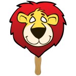 Lion Hand Fan with Logo