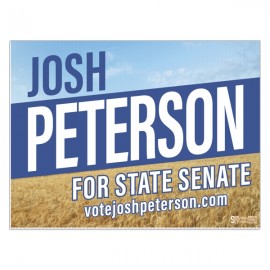 Personalized Corrugated Plastic Sign | 18" x 24" | 2 Sides | Full Color | Bleed