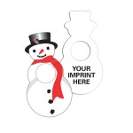 Personalized Snowman Doorknob Hanger