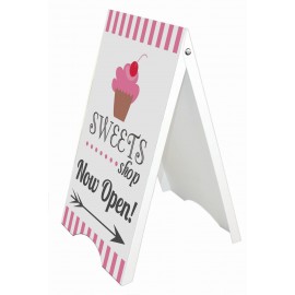 Apex Plastic A-Frame Display with Logo