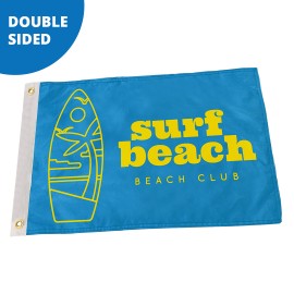 12" x 18" Custom Pole Flag - Double Sided FULL COLOR - Made in the USA with Logo  12" x 18" Custom Pole Flag - Double Sided FULL COLOR - Made in the USA with Logo