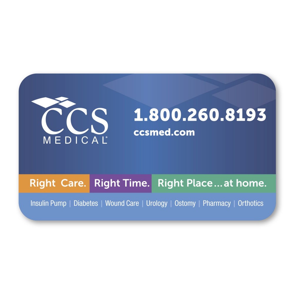 Personalized Round Corner Business Card Magnet