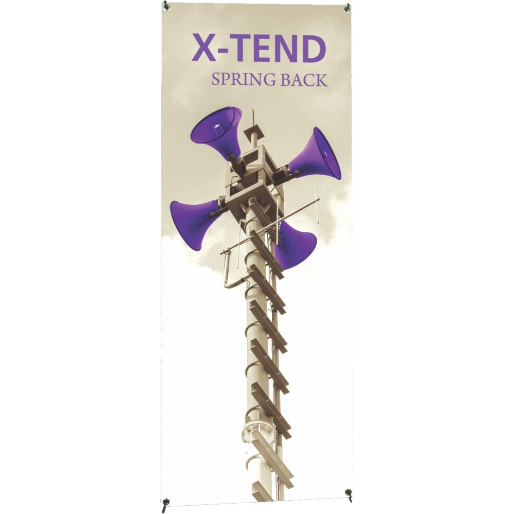Promotional X-tend 2 Spring Back Banner Stand