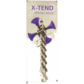 X-tend 2 Spring Back Banner Stand with Logo