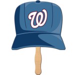Baseball Cap Hand Fan with Logo