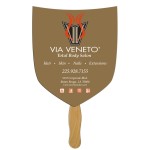 Shield/Shovel Fast Hand Fan (1 Side) 1 Day Custom Imprinted