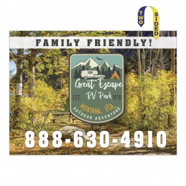 Custom Corrugated Plastic Sign | 36" x 48" | 2 Sides | Full Color | Bleed