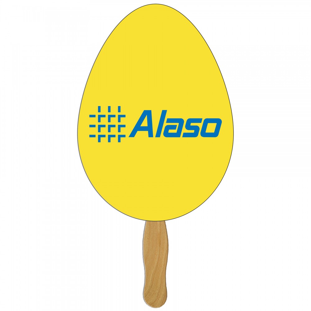 Custom Printed Egg Fast Hand Fan (1 Side) 1 Day Custom Printed Egg Fast Hand Fan (1 Side) 1 Day