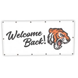 18 Oz. Double-Sided Scrim Vinyl Banner (6'x2') with Logo