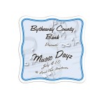Custom Imprinted Wavy Paper Window Sign (Approximately 8"x8")