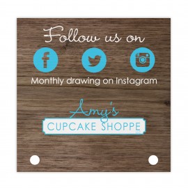 Customized Wood Nameplate & Sign (30-34 Sq. Inches)  Customized Wood Nameplate & Sign (30-34 Sq. Inches)